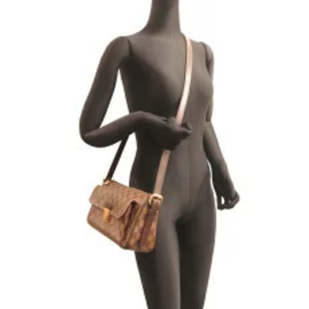 Louis Vuitton Ravello Shoulder Bag Damier Ebene Brown - Picture 9 of 10